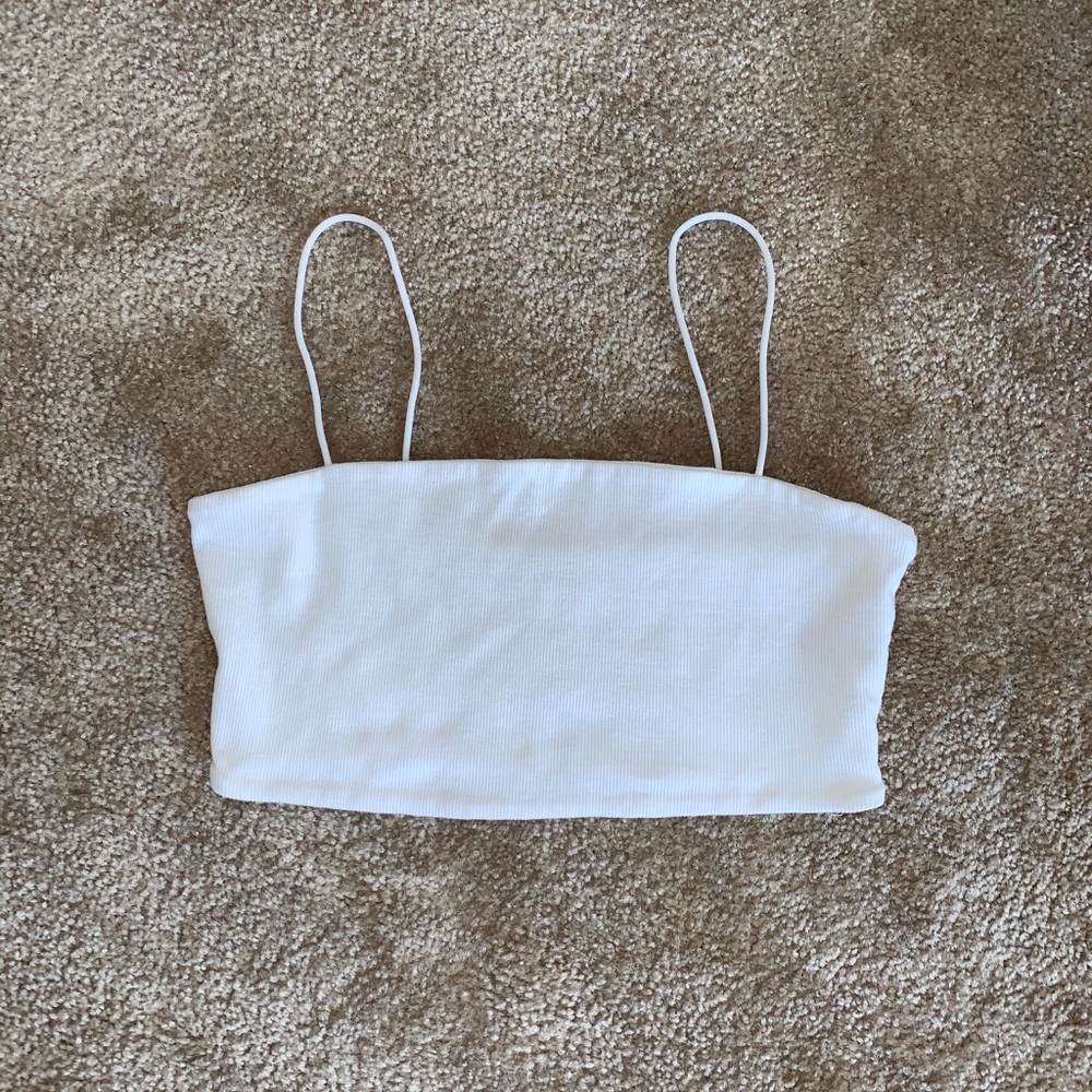 white tube top